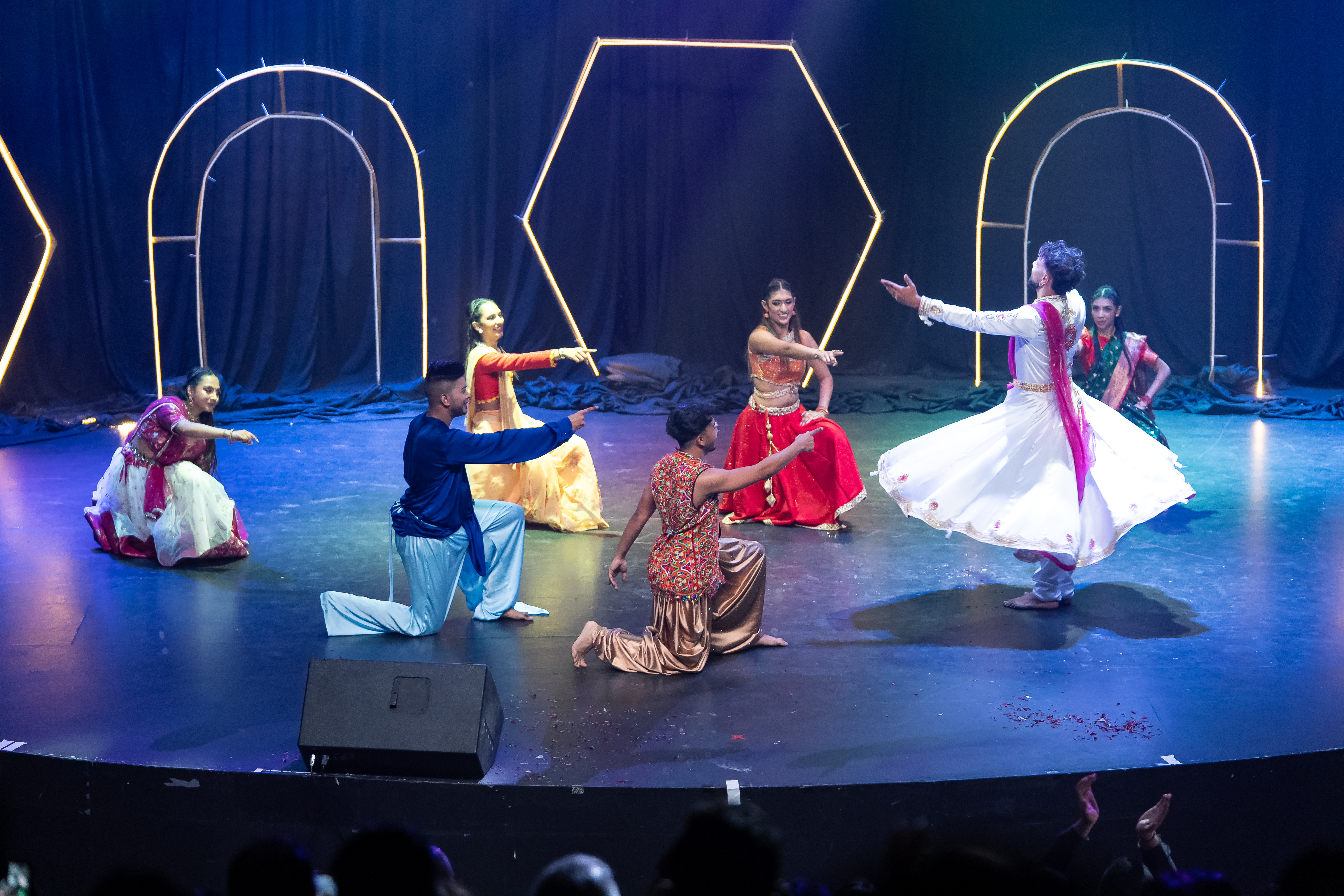 Dancers on stage 